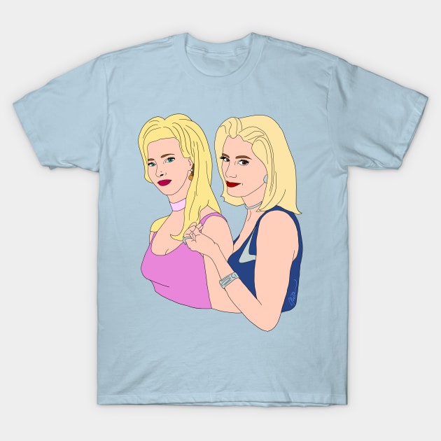 Romy and Michele T-Shirt by thecompassrose